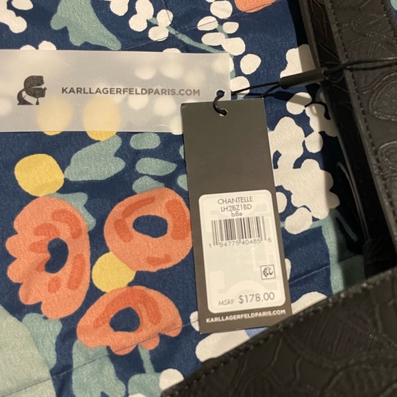 Karl Lagerfeld Black Chantelle Tote NWT, Never used - Picture 7 of 12